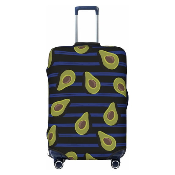 Kdxio Avocado Pattern Luggage Cover for Travel,Elastic and Durable,Fits 18-32 Inch,Anti-Scratch Suitcase Protector