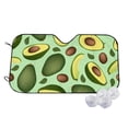 thumbnail image 1 of Kdxio Avocado With Seeds Print Windshield Sun Shade,UV Rays and Sun Heat Protection,Sunshade for Car Windshield,Car Shade Front Windshield - Medium, 1 of 6