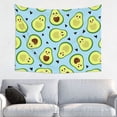 thumbnail image 1 of Kdxio Avocado and Hearts Wall Hanging Tapestries Banner For Bedroom College Dorm Home Living Room Party Decor 29X37 In, 1 of 8