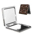thumbnail image 1 of Kdxio BBQ Party Pocket Mirror, 1X/2X Travel Makeup Mirror 2-Sided Folding Small Mirror Portable Double-Sided Magnifying Cosmetic Mirror for Gift-Square, 1 of 9