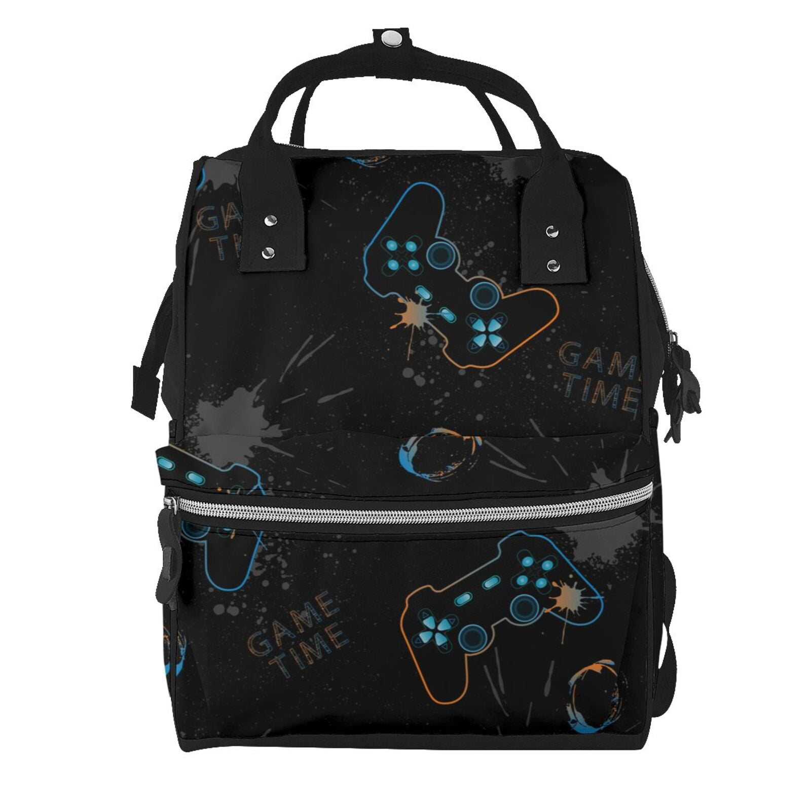 Kdxio Baby Diaper Backpack,Multi-Function Travel Backpack Nappy Bags,Nursing Bag, Fashion Mummy,Roomy Waterproof For Baby Care(Game Time)