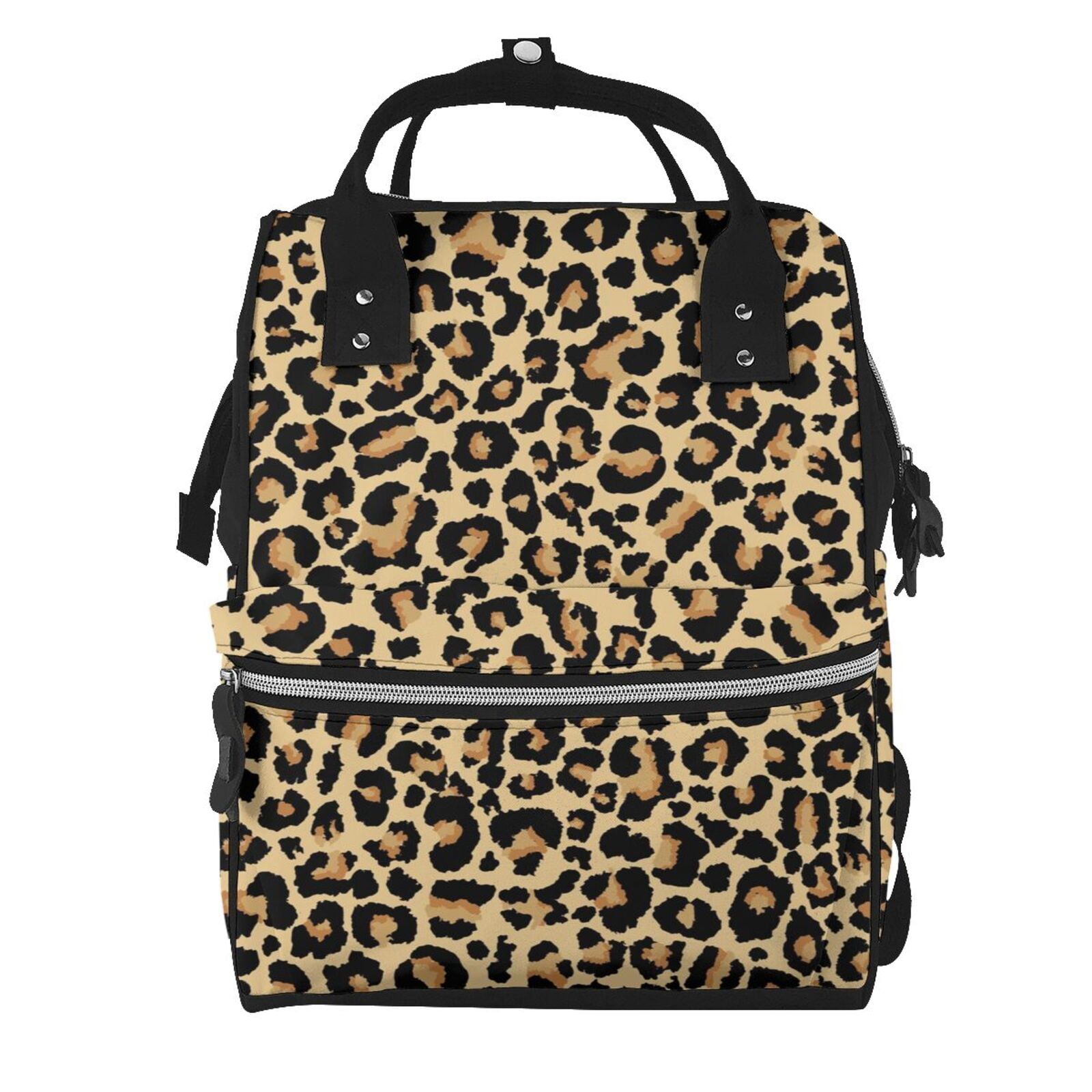 Kdxio Baby Diaper Backpack,Multi-Function Travel Backpack Nappy Bags,Nursing Bag, Fashion Mummy,Roomy Waterproof For Baby Care(Leopard Print)