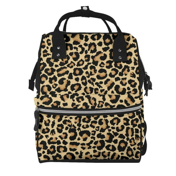 Kdxio Baby Diaper Backpack,Multi-Function Travel Backpack Nappy Bags,Nursing Bag, Fashion Mummy,Roomy Waterproof For Baby Care(Leopard Print)