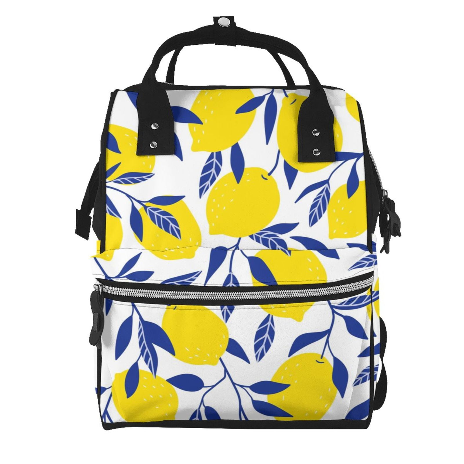 Kdxio Baby Diaper Backpack,Multi-Function Travel Backpack Nappy Bags,Nursing Bag, Fashion Mummy,Roomy Waterproof For Baby Care(Tropical Lemon)