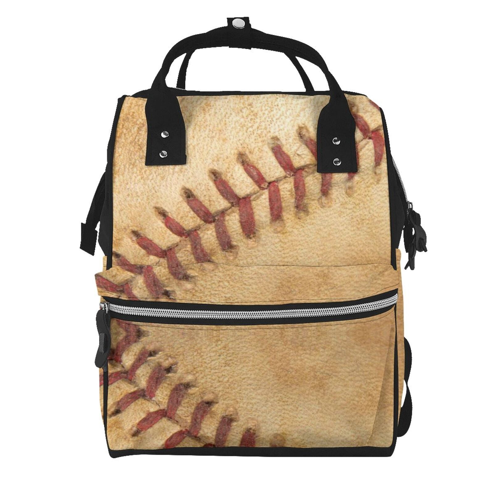 Kdxio Baby Diaper Backpack,Multi-Function Travel Backpack Nappy Bags,Nursing Bag, Fashion Mummy,Roomy Waterproof For Baby Care(Vintage Baseball)