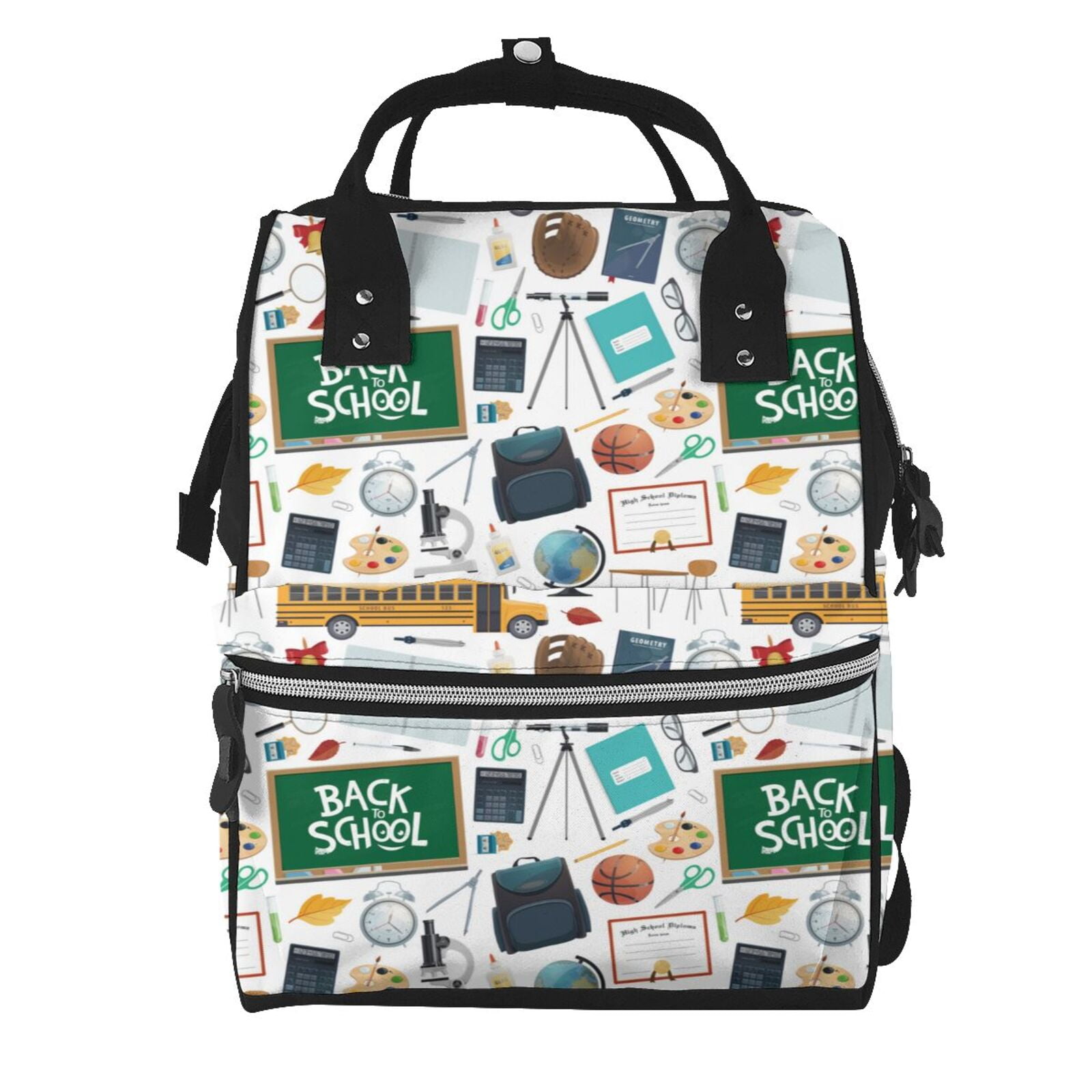 Kdxio Baby Diaper Backpack,Multi-Function Travel Backpack Nappy Bags,Nursing Bag, Fashion Mummy,Roomy Waterproof for Baby Care(Back To School A)