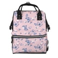 thumbnail image 1 of Kdxio Baby Diaper Backpack,Multi-Function Travel Backpack Nappy Bags,Nursing Bag, Fashion Mummy,Roomy Waterproof for Baby Care(Butterfly), 1 of 6