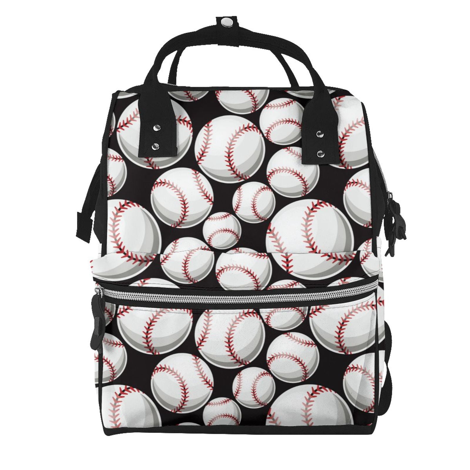 Kdxio Baby Diaper Backpack,Multi-Function Travel Backpack Nappy Bags,Nursing Bag, Fashion Mummy,Roomy Waterproof for Baby Care(Cute Baseball)