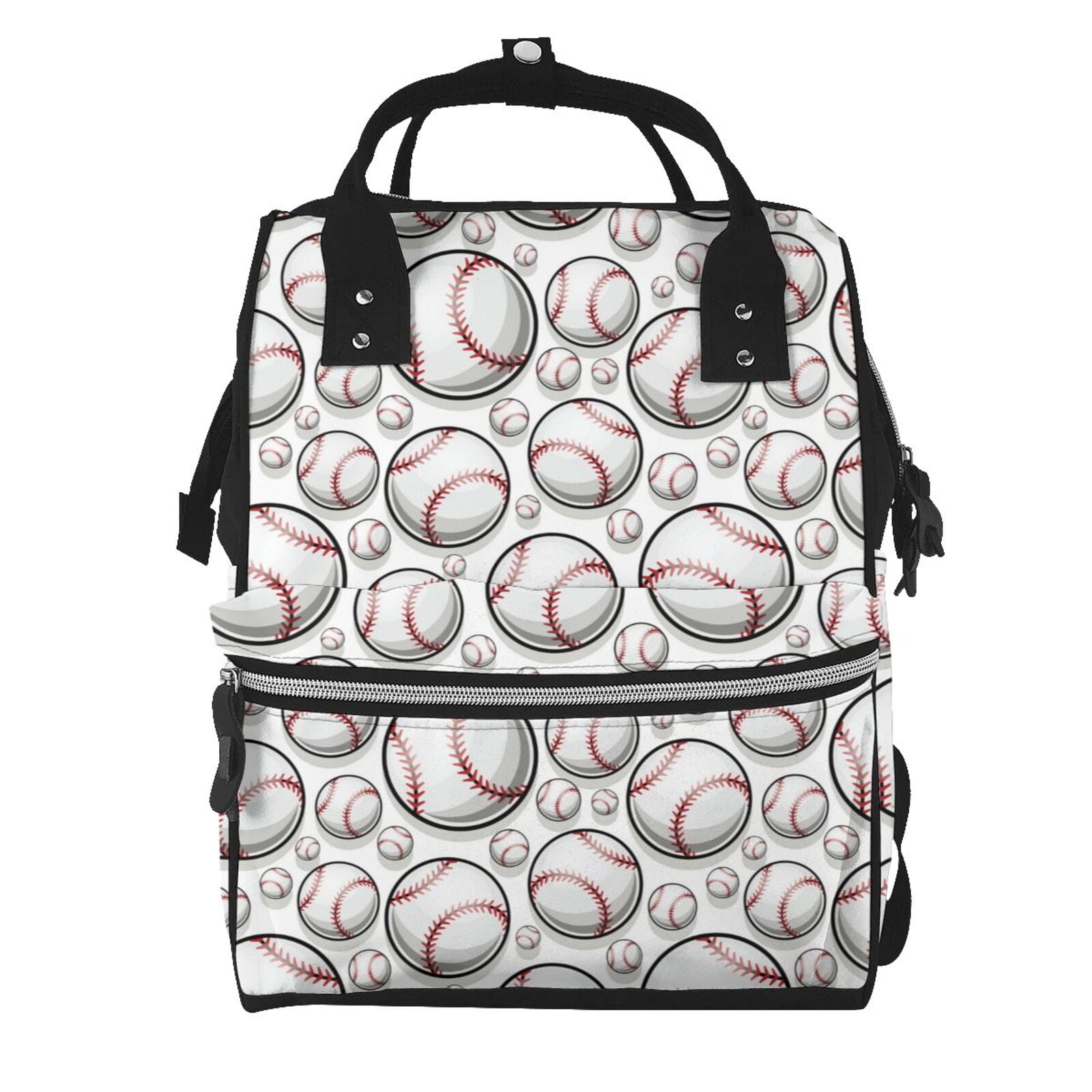 Kdxio Baby Diaper Backpack,Multi-Function Travel Backpack Nappy Bags,Nursing Bag, Fashion Mummy,Roomy Waterproof for Baby Care(Cute Baseball)