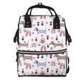 thumbnail image 1 of Kdxio Baby Diaper Backpack,Multi-Function Travel Backpack Nappy Bags,Nursing Bag, Fashion Mummy,Roomy Waterproof for Baby Care(Cute Dog), 1 of 6