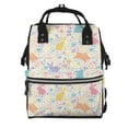 thumbnail image 1 of Kdxio Baby Diaper Backpack,Multi-Function Travel Backpack Nappy Bags,Nursing Bag, Fashion Mummy,Roomy Waterproof for Baby Care(Flower Color Rabbit), 1 of 6