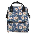 thumbnail image 1 of Kdxio Baby Diaper Backpack,Multi-Function Travel Backpack Nappy Bags,Nursing Bag, Fashion Mummy,Roomy Waterproof for Baby Care(Flower), 1 of 6