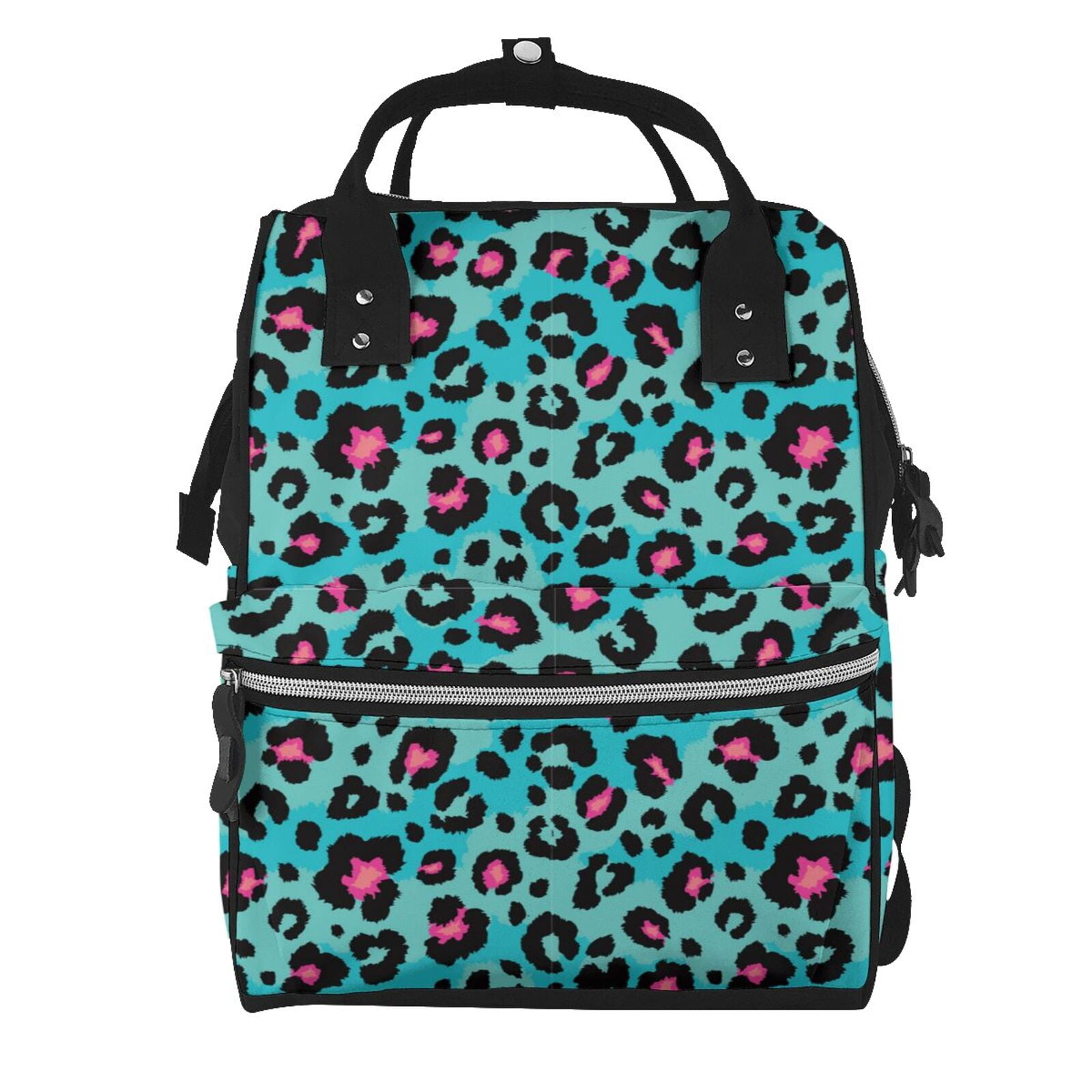 Kdxio Baby Diaper Backpack,Multi-Function Travel Backpack Nappy Bags,Nursing Bag, Fashion Mummy,Roomy Waterproof for Baby Care(Leopard 1)