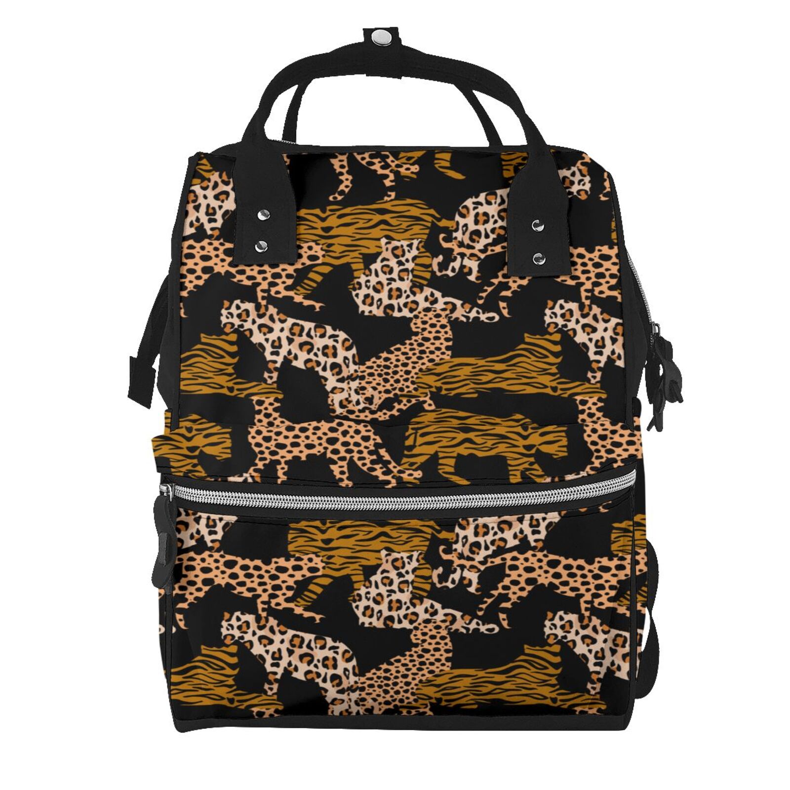 Kdxio Baby Diaper Backpack,Multi-Function Travel Backpack Nappy Bags,Nursing Bag, Fashion Mummy,Roomy Waterproof for Baby Care(Leopard Print)