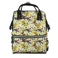 thumbnail image 1 of Kdxio Baby Diaper Backpack,Multi-Function Travel Backpack Nappy Bags,Nursing Bag, Fashion Mummy,Roomy Waterproof for Baby Care(Lilies Flowers), 1 of 6