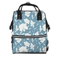 thumbnail image 1 of Kdxio Baby Diaper Backpack,Multi-Function Travel Backpack Nappy Bags,Nursing Bag, Fashion Mummy,Roomy Waterproof for Baby Care(Lilies Flowers), 1 of 1