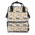 thumbnail image 1 of Kdxio Baby Diaper Backpack,Multi-Function Travel Backpack Nappy Bags,Nursing Bag, Fashion Mummy,Roomy Waterproof for Baby Care(Shiba Inu Dog), 1 of 5