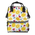 thumbnail image 1 of Kdxio Baby Diaper Backpack,Multi-Function Travel Backpack Nappy Bags,Nursing Bag, Fashion Mummy,Roomy Waterproof for Baby Care(Strawberry Lemon), 1 of 6