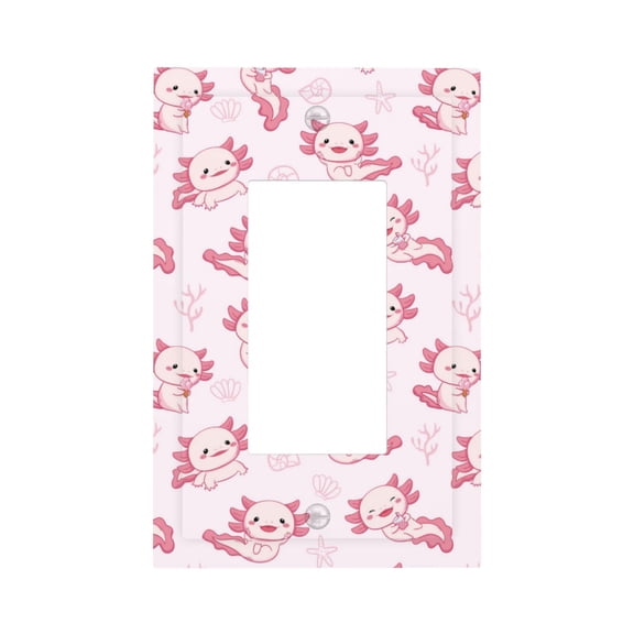 Kdxio Baby Salamander Decorator Light Switch or Receptacle Outlet Wall Plate Decorator Wall Plate Child Safe Outlet Cover-Style U