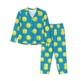 thumbnail image 1 of Kdxio Ball Tennis Women's Pajama Sets Long Sleeve Button Down Sleepwear Nightwear Soft Pjs Lounge Sets-X-Large, 1 of 7