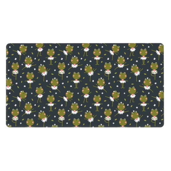Kdxio Ballerina Frogs Print Large Gaming Mouse Pad,Non-Slip Base,Water Resist Keyboard Pad for Gamer,Office & Home,29.5 x 15.8 in