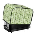 thumbnail image 1 of Kdxio Bamboo Stems And Leaves Print Toaster Cover Bread Machine Cover Fits for Most Standard 2 Slice Toasters,Keep Toaster Free From Dust And Fingerprint Oven Dustproof Cover, 1 of 7