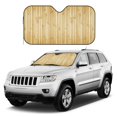 thumbnail image 1 of Kdxio Bamboo Wall Print Windshield Sun Shade, Foldable Sun Blocker for Car,Truck,SUV Automotive Interior Sun Protection,Reflective Shade for Front Windshield(Small), 1 of 6