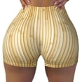 thumbnail image 1 of Kdxio Bamboo Wall Print Workout Shorts for Women Seamless Soft Smooth Gym Yoga Scrunch Active Shorts, 1 of 5