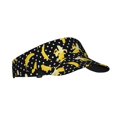 thumbnail image 1 of Kdxio Banana Print Sun Visor Hat Golf Visor Adjustable Velcro Outdoor Sports Cap for Men Women, 1 of 6