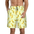thumbnail image 1 of Kdxio Bananas Pattern Mens Casual Shorts - Drawstring Summer Beach Sports Shorts for Men, 1 of 5