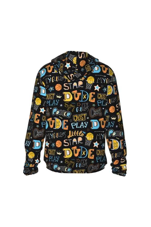 Basketball Print Women Men Sun Protection UPF 50+ Jackets Zip Up Long Sleeve Hoodie Hiking Lightweight with Pockets