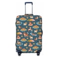 thumbnail image 1 of Kdxio Beach Dog Pattern Luggage Cover for Travel,Elastic and Durable,Fits 18-32 Inch,Anti-Scratch Suitcase Protector-No luggage included, 1 of 5