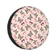 thumbnail image 1 of Kdxio Beautiful Butterflies and Hearts for Tire Cover Wheel Protectors Tyre Covers Weatherproof Wheel Covers Universal Fit for Trailer Rv SUV Truck Camper Travel Trailers 14 inch, 1 of 8