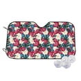 thumbnail image 1 of Kdxio Beautiful Flower Print Windshield Sun Shade,UV Rays and Sun Heat Protection,Sunshade for Car Windshield,Car Shade Front Windshield -, 1 of 6