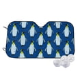 thumbnail image 1 of Kdxio Beautiful King Penguin Pattern Print Windshield Sun Shade,UV Rays and Sun Heat Protection,Sunshade for Car Windshield,Car Shade Front Windshield - Small, 1 of 6