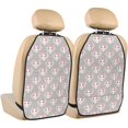 thumbnail image 1 of Kdxio Beautiful Rabbit1 Print 2 Pack Car Kick Mat Seat Cover Back Protector Mat with Pockets for Organizer Backseat Protector and Storage Anti Kick Pad for Vehicles, 1 of 9