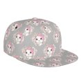 thumbnail image 1 of Kdxio Beautiful Rabbit1 Print Snapback Hat for Men Women,Adjustable Baseball Cap, 1 of 7