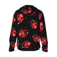 thumbnail image 1 of Kdxio Beautiful Red Ladybug Print Women Men Sun Protection UPF 50+ Jackets Zip Up Long Sleeve Hoodie Hiking Lightweight with Pockets, 1 of 7