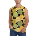 thumbnail image 1 of Kdxio Bee honey for Men's Muscle T-shirt,Sleeveless for Workout Running Athletic Gym Lounge Casual, 1 of 7