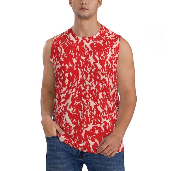 Kdxio Beef for Men's Muscle T-shirt,Sleeveless for Workout Running Athletic Gym Lounge Casual