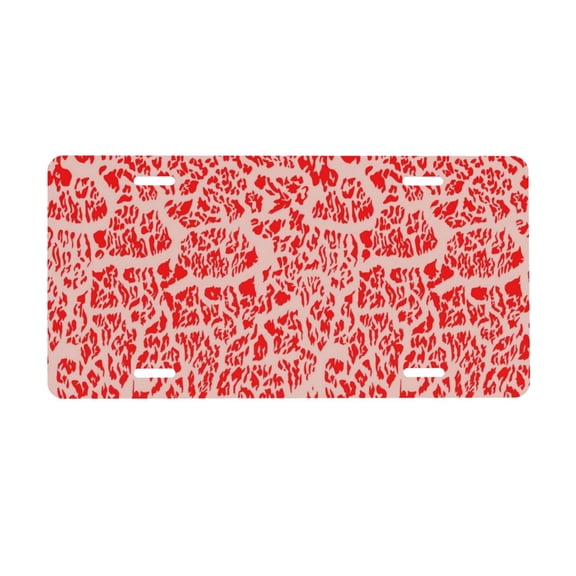 Kdxio Beef1 License Plate Car Front License Plate Car Decoration Car Accessories Front Tag Plate Standard Size