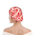 thumbnail image 1 of Kdxio Beef1 Print Shower Cap for Women,Elastic and Reusable,Double Waterproof Layers Bathing Hat, 1 of 6