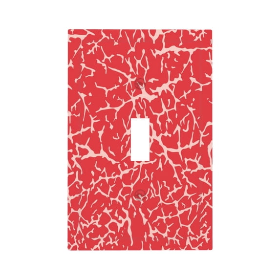 Kdxio Beef2 Decorator Light Switch or Receptacle Outlet Wall Plate Decorator Wall Plate Child Safe Outlet Cover-Style T