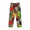 thumbnail image 1 of Kdxio Begetable Print Men's Sleep Pajama Pant Lounge Pants with Pockets, 1 of 8