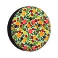 thumbnail image 1 of Kdxio Berries And Citrus for Tire Cover Wheel Protectors Tyre Covers Weatherproof Wheel Covers Universal Fit for Trailer Rv SUV Truck Camper Travel Trailers 14 inch, 1 of 5