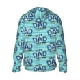 thumbnail image 1 of Kdxio Best Dad Ever Print Women Men Sun Protection UPF 50+ Jackets Zip Up Long Sleeve Hoodie Hiking Lightweight with Pockets, 1 of 7