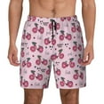 thumbnail image 1 of Kdxio Bike With Donut Wheels Print Men'S Swim Trunks With Compression Liner 7 Inch Inseam Quick Dry Swim Shorts, 1 of 7