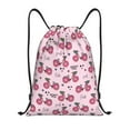 thumbnail image 1 of Kdxio Bike with Donut Wheels Print Drawstring Backpack Bag,Waterproof Draw String Back Sack, Gym Drawstring Bags Swim Bag For Unisex, 1 of 9
