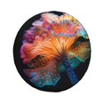 thumbnail image 1 of Kdxio Bioluminescent Underwater Flower for Tire Cover Wheel Protectors Tyre Covers Weatherproof Wheel Covers Universal Fit for Trailer Rv SUV Truck Camper Travel Trailers 15 inch, 1 of 5