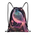 thumbnail image 1 of Kdxio Bird 1 Print Drawstring Backpack Bag,Waterproof Draw String Back Sack, Gym Drawstring Bags Swim Bag For Unisex, 1 of 5